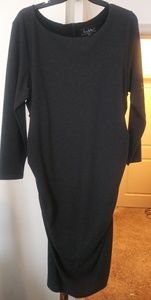 Grey Long Sleeve Dress